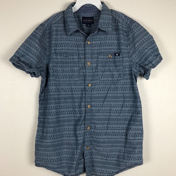 Lucky Brand Other - Lucky Brand Boys Bundle of 2 Collared Button Downs